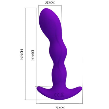 PRETTY LOVE - ANAL MASSAGER 12 LILAC VIBRATION MODES