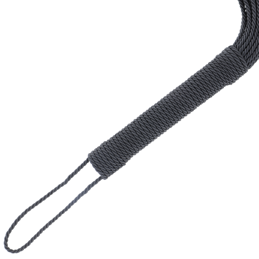 DARKNESS - BLACK BONDAGE WHIP 50CM