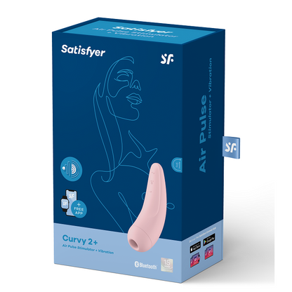 SATISFYER - CURVY 1 + RED PINK