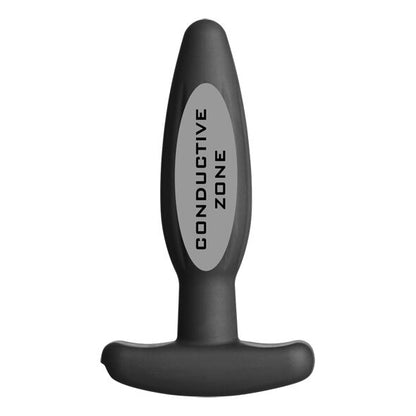 ELECTRASTIM - SILICONE BLACK ROCKER BUTT PLUG SMALL